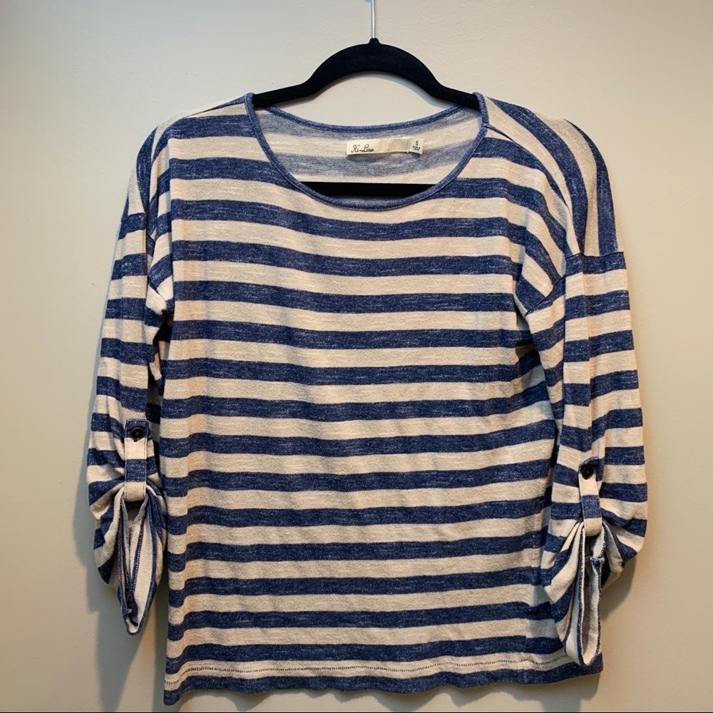 Madewell Striped Long Sleeve Top